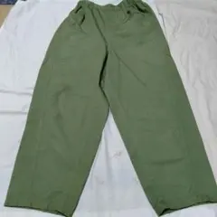 サマンサモスモス　グリーンパンツ