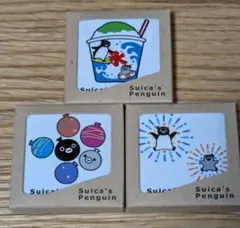 Suicaのペンギン タイルマグネット 3종 세트