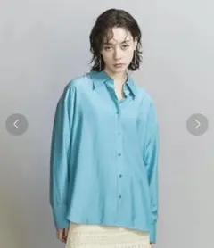 BEAUTY&YOUTH UNITED ARROWSレーヨン&シルク シャツ