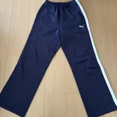 Puma ネイビー ジャージ サイドストライプ