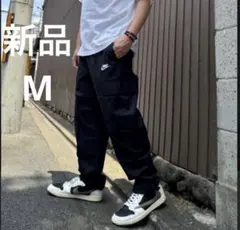 ナイキ NIKE クラブ カーゴウーブンパンツ 新品 M ブラック ミリタリー