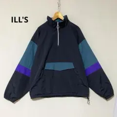 ILL'S イルズ ビッグシルエット　トラックジャケット ナイロンブルゾン