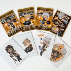 新品 ツイステ グリヒルアート カード ステッカー サバナクロー セット