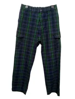【M0002】23区SPORT　タータンチェックゴルフパンツ　メンズ