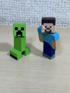Minecraft マイクラ　ミニフィギュア スティーブ＆クリーパー