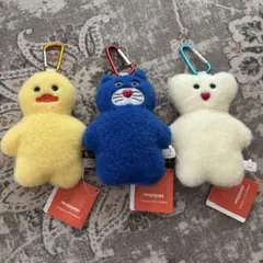 mojojojo モジョジョジョ　カラビナ付きぬいぐるみポーチ　3種セット