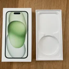 iPhone15 128GB 空箱 グリーン