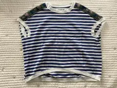 双子色違い可♡gotohollywood チロリアンボーダーTシャツのサムネイル