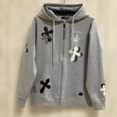 YOASOBI Rhinestone Logo Zip Hoodie ホワイトL - メルカリ