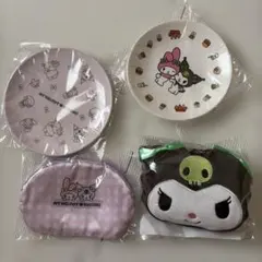 2026年福袋 モスバーガークロミ　プレートとポーチ、エコバッググッズセット