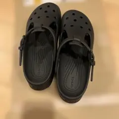 crocs サンダル ブラック　メリージェーンのサムネイル