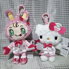 メゾピアノ×ハローキティ くりっぴぃ ぬいぐるみ～ストロベリーチェリー～