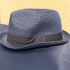新品未使用 Broner ブロナー ペーパーストローハット ネイビー S/Mのサムネイル