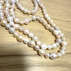 淡水パールブレスレットネックレスセット