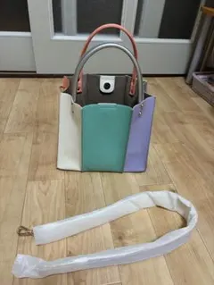 ダイアナ　マルチカラー ハンドバッグ 2way ショルダーバッグ　Dianaのサムネイル