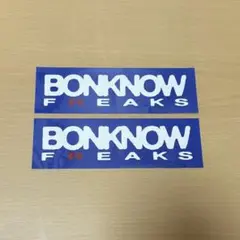 BONKNOW FREAKS　ステッカー 2枚セット
