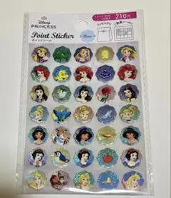 ディズニープリンセス　 ポイントシール ホログラム