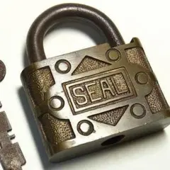 p514》アメリカ アンティーク SEAL 南京錠 ヴィンテージ USA 錠 - メルカリ