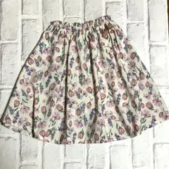 エニィファムキッズ　花柄　スカート　130