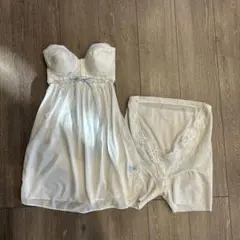 ホワイト ブライダルインナー セット　マタニティ Lサイズ