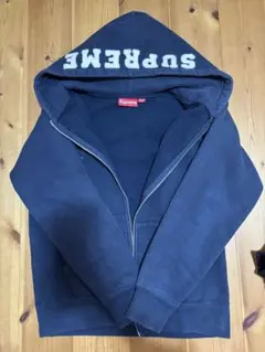 Supreme ジップパーカー ネイビー　Mサイズ Supreme シュプリーム 2024AW S Logo Zip Up Hooded Sweatshirt Sロゴ