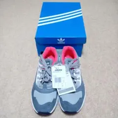 新品adidas originalsスニーカーアイスグレー24.5cm箱おまけ付