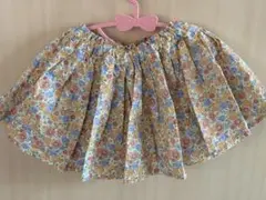 petit main 花柄スカート 80