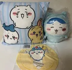 ちいかわ　ハチワレ　うさぎ　ちいかわくじ　クッション　ぬいぐるみ　プライズ品