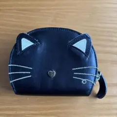 猫二つ折り財布　ねこ二つ折り財布　ねこ財布　レディース財布