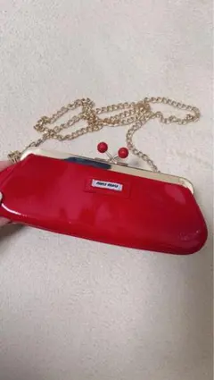 miumiu/エナメルポシェット/ポーチ未使用がま口のサムネイル