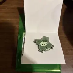 【未使用】藻類 ハローキティ　シークレットピンバッジ シアワセモ　 藻キティ