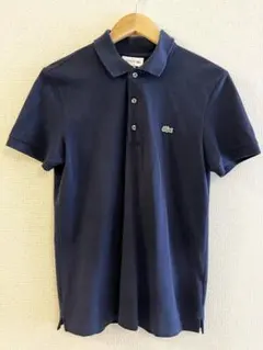LACOSTE スリムフィット　ポロシャツ　ネイビー