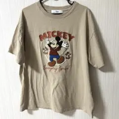 ミッキーTシャツ 半袖 オーバーサイズ 刺繍のサムネイル