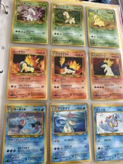 d*7様 ポケモンカード 旧裏 御三家 進化系 9枚セット