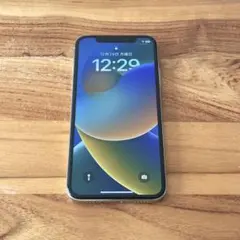 iPhoneX 256GB シルバー 美品 バッテリー100％ 充電ケーブル付