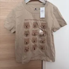 babygapクマちゃん顔プリントTシャツ