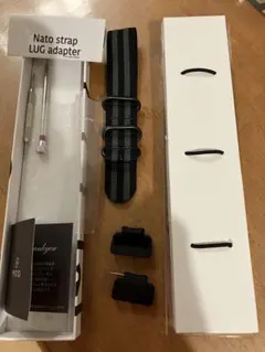 カシオ　Gショック DW-5600BB-1JF 替えベルト　アダプターつき