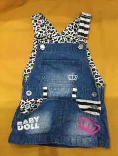 BABYDOLL デニムジャンパースカート 80サイズ 80cm 女の子