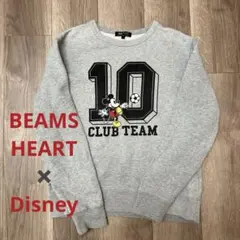 美品✴︎BEAMS HEART ミッキー トレーナー/ユニセックスＳ