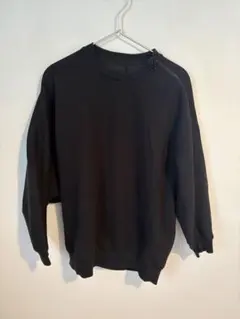 UNIQLO ドライスウェットクルーシャツ　L ブラック