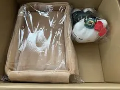 ハローキティ おひるねペット用ダンボール型クッション B賞 ヤマト運輸