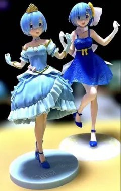 ☆『リゼロ』✨レム✨《華麗なドレスver.》フィギュア 2点セット❣️