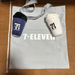 セブンイレブン　ハッピーくじ　トートバッグ　ぬいぐるみチャーム
