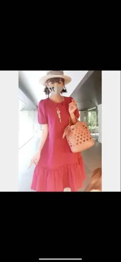 とくちゃん様専用♥️アンドラブ♥️新品★瞬間美人見えワンピース★ブラック美品