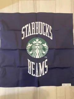 BEAMS＋STARBUCKS バンダナ　ビームス　スターバックス