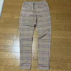 RODEO CROWNS チェック柄ストレッチスキニーパンツ　サイズＭ