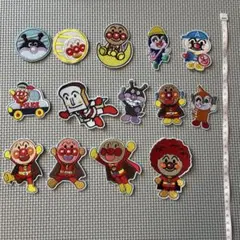 アンパンマン 刺繍ワッペン 14個セット
