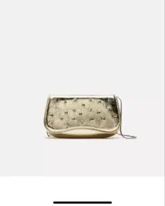 ZARA メタリック クロスボディバッグ