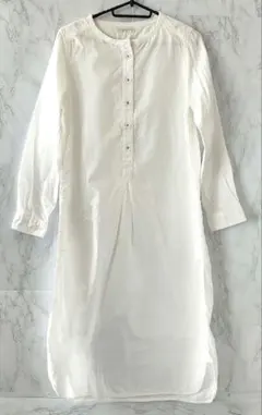 フェリシモ　長袖　ロングワンピース　サイズM