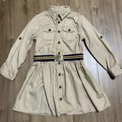 Polo Ralph Lauren 長袖ベルトワンピース 110cm
